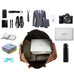 Men's Convertible Full Grain Leather Garment Bag, Carry-On Weekender with Shoe Compartment RockCow Leather Studio