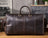 Full Grain Leather Duffle Bag Handmade Leather Weekender Gym Bag Vacation Duffel Bag Vintage Travel Bag Overnight Bag Leather Holdall RockCow Leather Studio