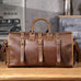 Full Grain Leather Duffle Bag Handmade Leather Weekender Gym Bag Vacation Duffel Bag Vintage Travel Bag Overnight Bag Leather Holdall RockCow Leather Studio