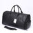 Full Grain Leather Duffle Bag With Shoes Compartment Casual Leather Travel Bag Mens Leather Weekender Bag RockCow Leather Studio