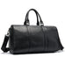 Full Grain Leather Duffle Bag With Shoes Compartment Casual Leather Travel Bag Mens Leather Weekender Bag RockCow Leather Studio