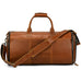 Men's Full Grain Leather Garment Bag, Convertible Weekender Duffel Bag RockCow Leather Studio