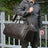 Men's Full Grain Leather Garment Bag, Convertible Weekender Duffel Bag RockCow Leather Studio