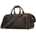 Men's Full Grain Leather Garment Bag, Convertible Weekender Duffel Bag RockCow Leather Studio