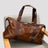 Full Grain Leather Gym Bag Mens Leather Duffle Bag Travel Bag Leather Weekend Luggage Bag Leather Carry-on Bag RockCow Leather Studio