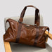 Full Grain Leather Gym Bag Mens Leather Duffle Bag Travel Bag Leather Weekend Luggage Bag Leather Carry-on Bag RockCow Leather Studio