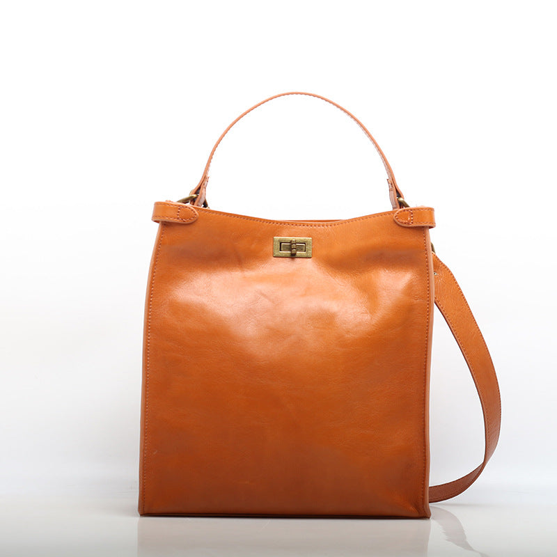 Full Grain Leather Handbag Women Leather Bag Handmade Leather Shoulder Bag Handmade Leather Crossbody Bag For Woman RockCow Leather Studio