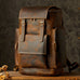 Full Grain Leather Laptop Backpack Large Capacity School Backpack Men Leather Backpack RockCow Leather Studio