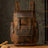 Full Grain Leather Laptop Backpack Large Capacity School Backpack Men Leather Backpack RockCow Leather Studio