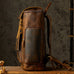 Full Grain Leather Laptop Backpack Large Capacity School Backpack Men Leather Backpack RockCow Leather Studio