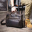 Full Grain Leather Laptop Bag Briefcase Leather Messenger Bag For Men Retro Leather Satchel Portfolio RockCow Leather Studio