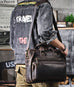 Full Grain Leather Laptop Bag Briefcase Leather Messenger Bag For Men Retro Leather Satchel Portfolio RockCow Leather Studio
