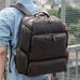 Full Grain Leather Large Travel Backpack Crazy Horse Leather Retro Backpack Mens Outdoor Travel Rucksack Laptop Backpack RockCow Leather Studio