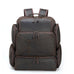 Full Grain Leather Large Travel Backpack Crazy Horse Leather Retro Backpack Mens Outdoor Travel Rucksack Laptop Backpack RockCow Leather Studio