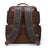 Full Grain Leather Large Travel Backpack Crazy Horse Leather Retro Backpack Mens Outdoor Travel Rucksack Laptop Backpack RockCow Leather Studio