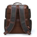 Full Grain Leather Large Travel Backpack Crazy Horse Leather Retro Backpack Mens Outdoor Travel Rucksack Laptop Backpack RockCow Leather Studio