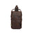 Full Grain Leather Men Sling Bag Retro Leather Chest Pack Handmade Mens Shoulder Bag RockCow Leather Studio