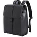 Full Grain Leather Men's Business Backpack 14 inch Laptop Backpack Black Leather Work Backpack School Backpack RockCow Leather Studio