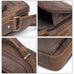 Full Grain Leather Men's Satchel Leather Mens Crossbody Bag Small Leather Shoulder Bag Satchel Bag Retro Messenger Bag RockCow Leather Studio