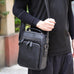 Full Grain Leather Men's Satchel Leather Mens Crossbody Bag Small Leather Shoulder Bag Satchel Bag Retro Messenger Bag RockCow Leather Studio