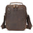 Full Grain Leather Men's Satchel Leather Mens Crossbody Bag Small Leather Shoulder Bag Satchel Bag Retro Messenger Bag RockCow Leather Studio