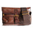Full Grain Leather Men's Shoulder Bag Vintage Handmade Leather Messenger Bag Leather Crossbody Bag RockCow Leather Studio