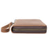 Full Grain Leather Men's Wallet Handmade Long Clutch Retro Mens Leather Zipper Wallet M1028 RockCow Leather Studio