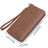 Full Grain Leather Men's Wallet Handmade Long Clutch Retro Mens Leather Zipper Wallet M1028 RockCow Leather Studio