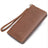 Full Grain Leather Men's Wallet Handmade Long Clutch Retro Mens Leather Zipper Wallet M1028 RockCow Leather Studio
