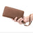 Full Grain Leather Men's Wallet Handmade Long Clutch Retro Mens Leather Zipper Wallet M1028 RockCow Leather Studio