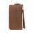 Full Grain Leather Men's Wallet Handmade Long Clutch Retro Mens Leather Zipper Wallet M1028 RockCow Leather Studio