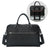 Full Grain Leather Mens Briefcase 17 Inch Leather Laptop Bag Mens Large Business Shoulder Bag Messenger Bag RockCow Leather Studio