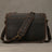 Full Grain Leather Mens Messenger Bag Handcrafted Leather Shoulder Bag Leather Satchel Bag Men Office Bag Work Briefcase RockCow Leather Studio