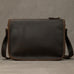 Full Grain Leather Mens Messenger Bag Handcrafted Leather Shoulder Bag Leather Satchel Bag Men Office Bag Work Briefcase RockCow Leather Studio