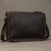 Full Grain Leather Mens Messenger Bag Handcrafted Leather Shoulder Bag Leather Satchel Bag Men Office Bag Work Briefcase RockCow Leather Studio