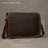 Full Grain Leather Mens Messenger Bag Handcrafted Leather Shoulder Bag Leather Satchel Bag Men Office Bag Work Briefcase RockCow Leather Studio