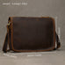 Full Grain Leather Mens Messenger Bag Handcrafted Leather Shoulder Bag Leather Satchel Bag Men Office Bag Work Briefcase RockCow Leather Studio