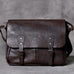 Full Grain Leather Messenger Bag Mens Leather Shoulder Bag Vintage Handmade Crossbody Bag Satchel RockCow Leather Studio