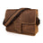 Full Grain Leather Messenger Bag Vintage Leather Shoulder Bag For Men Leather Crossbody Bag RockCow Leather Studio