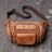 Full Grain Leather Sling Bag Leather Waist Bag Mens Handmade Leather Crossbody Bag Chest Pack RockCow Leather Studio
