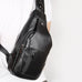 Full Grain Leather Sling Bag Mens Leather Chest Pack Stylish Leather Chest Bag JMD4004 RockCow Leather Studio
