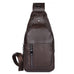 Full Grain Leather Sling Bag Mens Leather Chest Pack Stylish Leather Chest Bag JMD4004 RockCow Leather Studio
