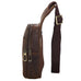 Full Grain Leather Tactical Bag Mens Leather Crossbody Pack Messenger Bag Vintage Satchel Organizer Pouch RockCow Leather Studio