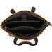 Full Grain Leather Tote Bag Handcrafted Office Bag Leather Shoulder Bag Women Tote With Zipper Outside Pocket RockCow Leather Studio