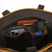 Full Grain Leather Tote Bag Handcrafted Office Bag Leather Shoulder Bag Women Tote With Zipper Outside Pocket RockCow Leather Studio