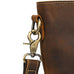 Full Grain Leather Tote Bag Handcrafted Office Bag Leather Shoulder Bag Women Tote With Zipper Outside Pocket RockCow Leather Studio