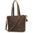 Full Grain Leather Tote Bag Handcrafted Office Bag Leather Shoulder Bag Women Tote With Zipper Outside Pocket RockCow Leather Studio