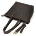 Full Grain Leather Tote Bag Handcrafted Office Bag Leather Shoulder Bag Women Tote With Zipper Outside Pocket RockCow Leather Studio