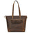 Full Grain Leather Tote Bag Handcrafted Office Bag Leather Shoulder Bag Women Tote With Zipper Outside Pocket RockCow Leather Studio
