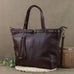Full Grain Leather Tote Bag Handmade Leather Bag Everyday Bag Vintage Women Leather Shoulder Bag Handbag RockCow Leather Studio